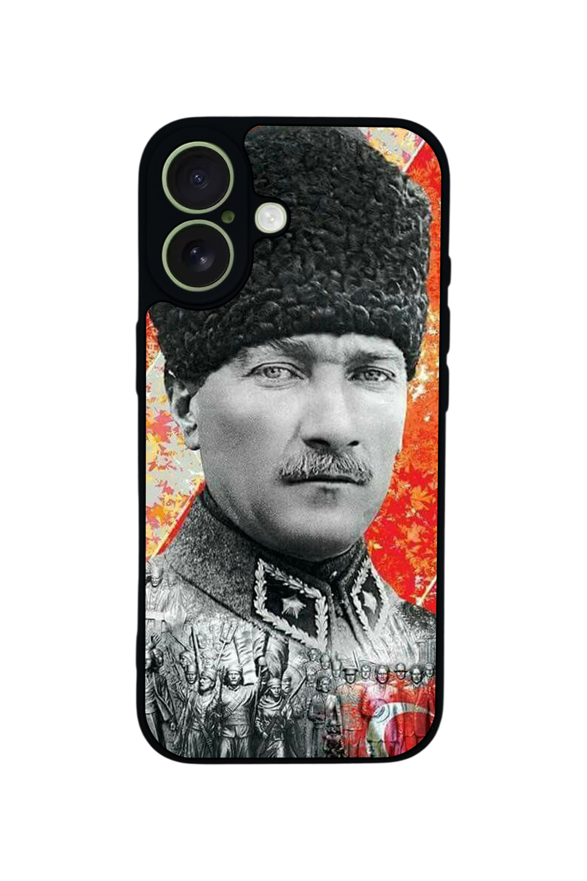 iPhone 17 Uyumlu Mustafa Kemal Ataturk Tasarımlı Glossy Premium Kılıf