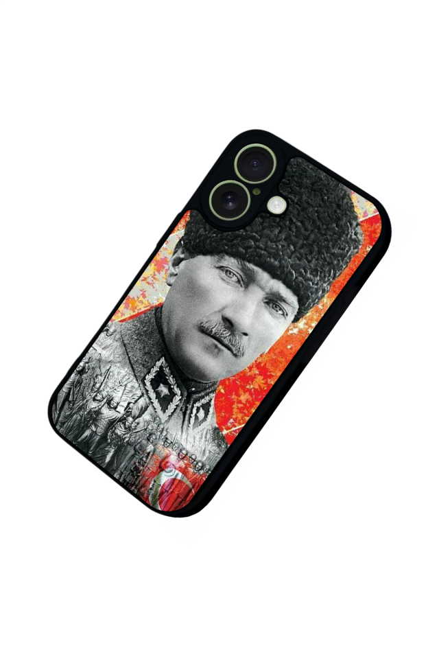 iPhone 17 Uyumlu Mustafa Kemal Ataturk Tasarımlı Glossy Premium Kılıf