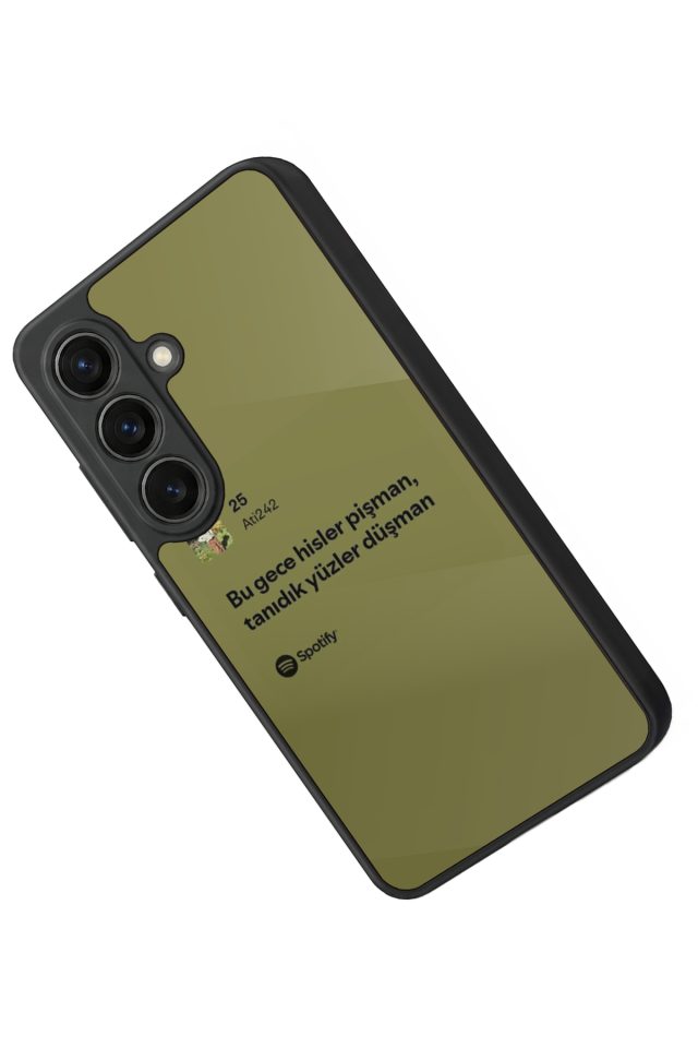 Samsung Galaxy S26 Uyumlu Sarki Sozleri Tasarımlı Glossy Premium Kılıf