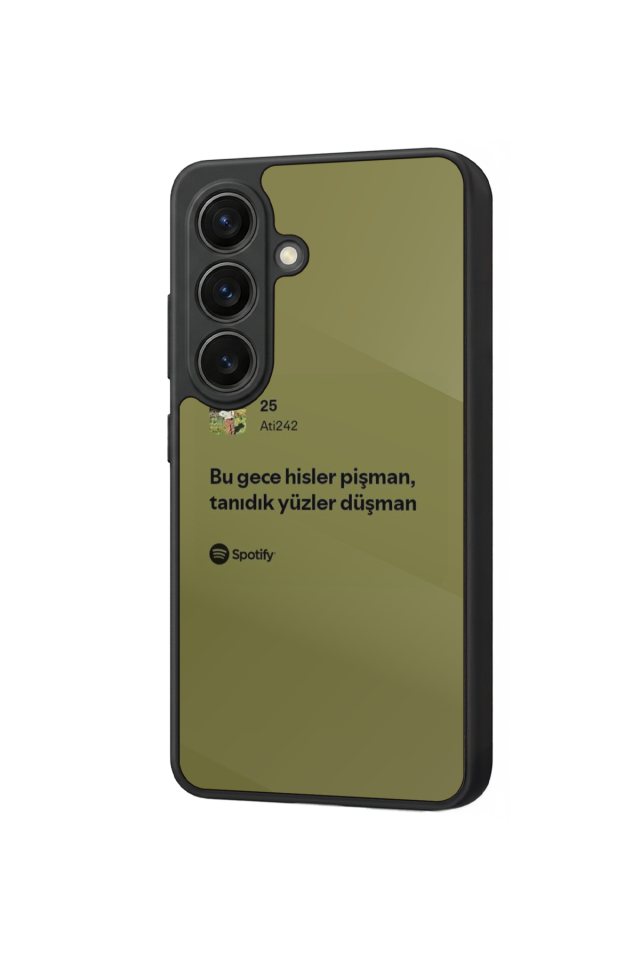 Samsung Galaxy S26 Uyumlu Sarki Sozleri Tasarımlı Glossy Premium Kılıf