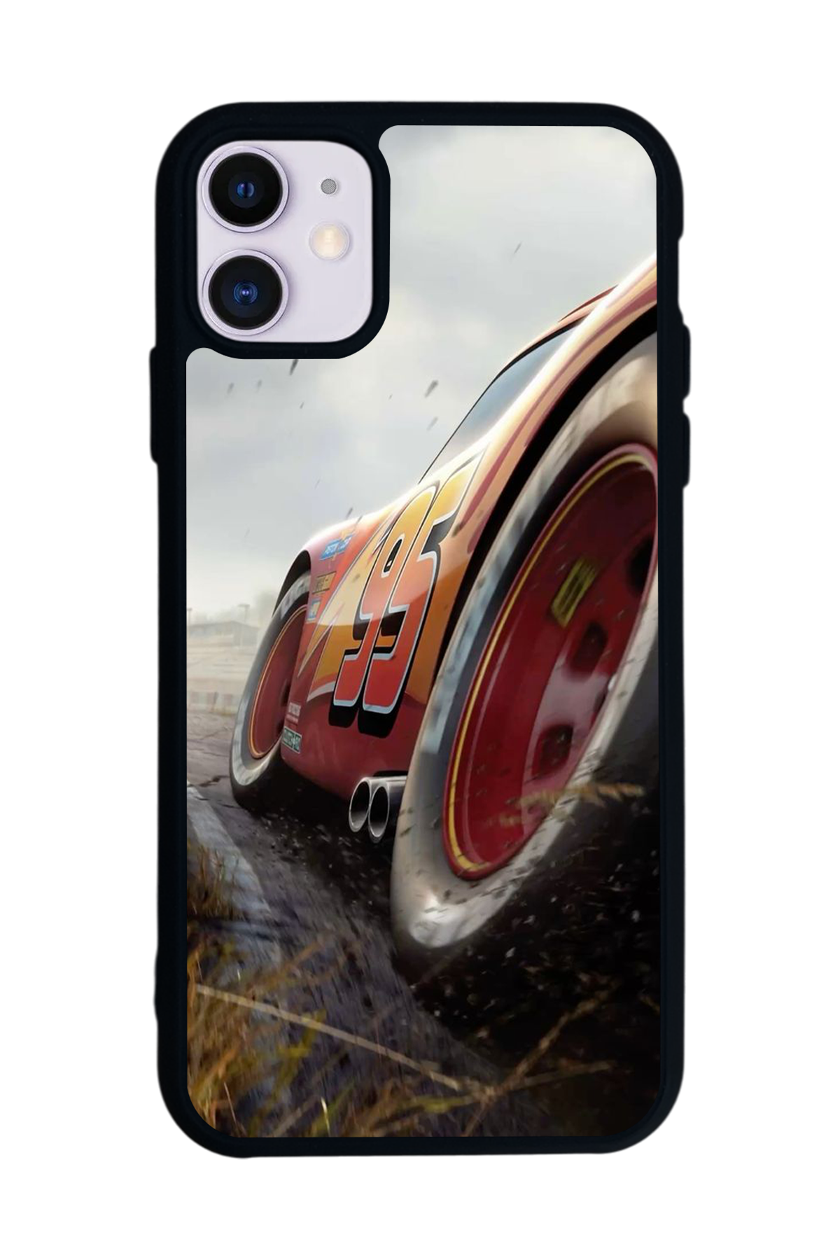 iPhone 11 Uyumlu Şimsek McQueen Tasarımlı Glossy Premium Kılıf
