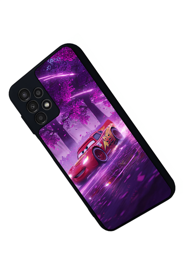 Samsung Galaxy A13 Uyumlu Şimsek McQueen Tasarımlı Glossy Premium Kılıf