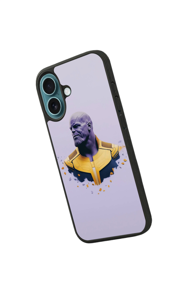 iPhone 16 Uyumlu Thanos Tasarımlı Glossy Premium Kılıf