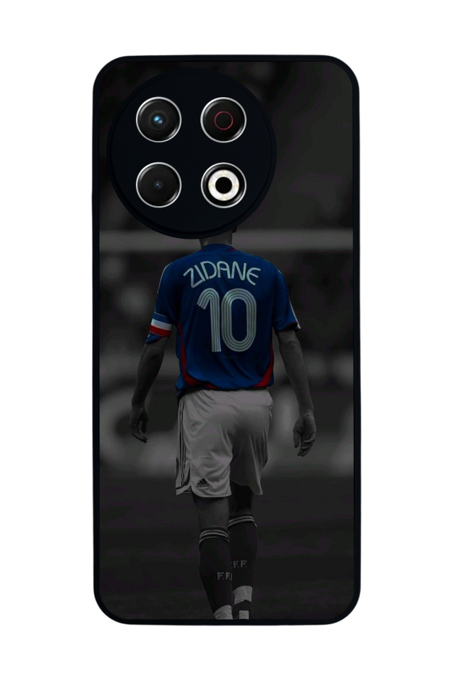 Tecno Spark 30 Pro Uyumlu Zidane Tasarımlı Glossy Premium Kılıf