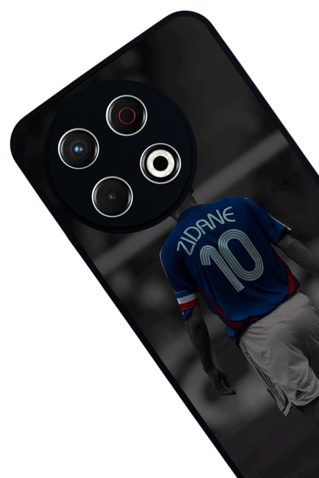 Tecno Spark 30 Pro Uyumlu Zidane Tasarımlı Glossy Premium Kılıf