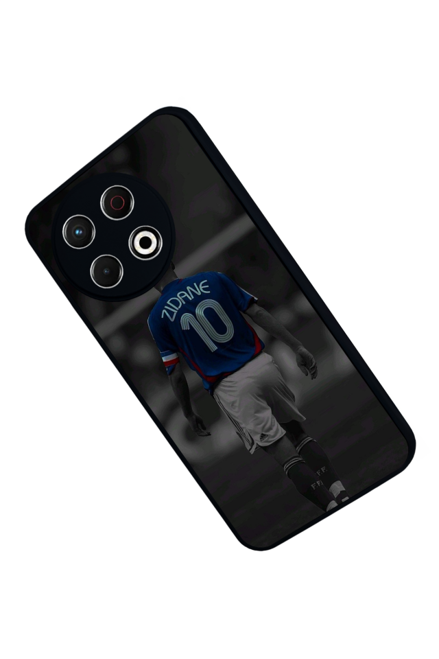 Tecno Spark 30 Pro Uyumlu Zidane Tasarımlı Glossy Premium Kılıf