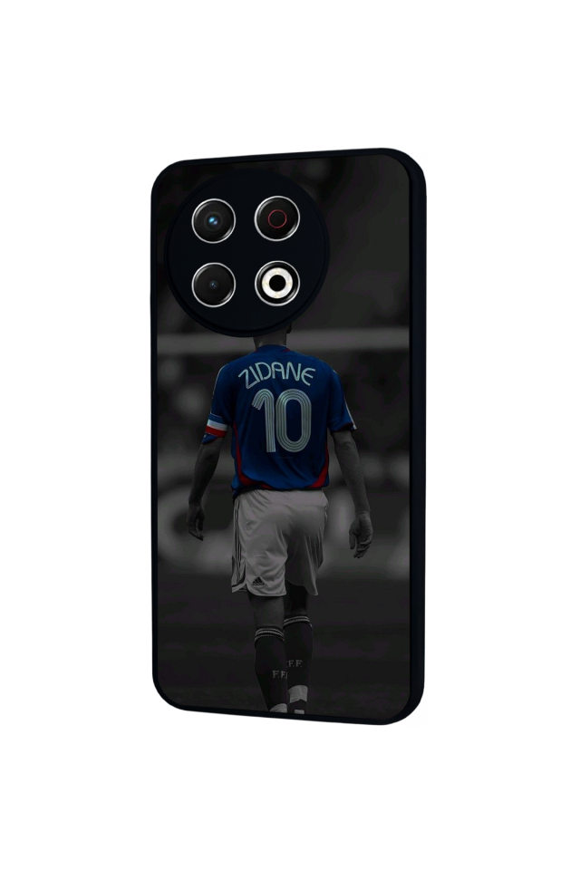 Tecno Spark 30 Pro Uyumlu Zidane Tasarımlı Glossy Premium Kılıf