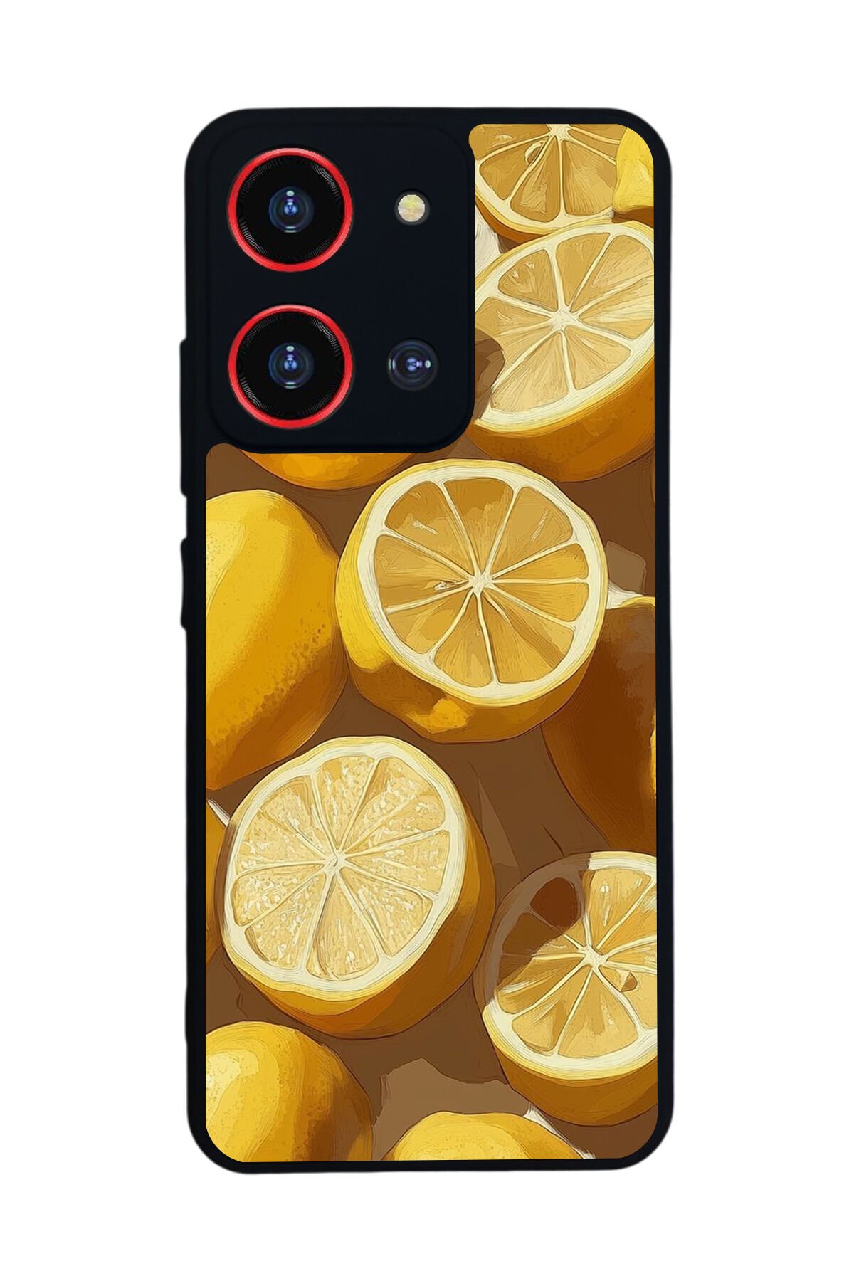 Reeder S19 Max Pro S 108MP Uyumlu Limon Tasarımlı Glossy Premium Kılıf