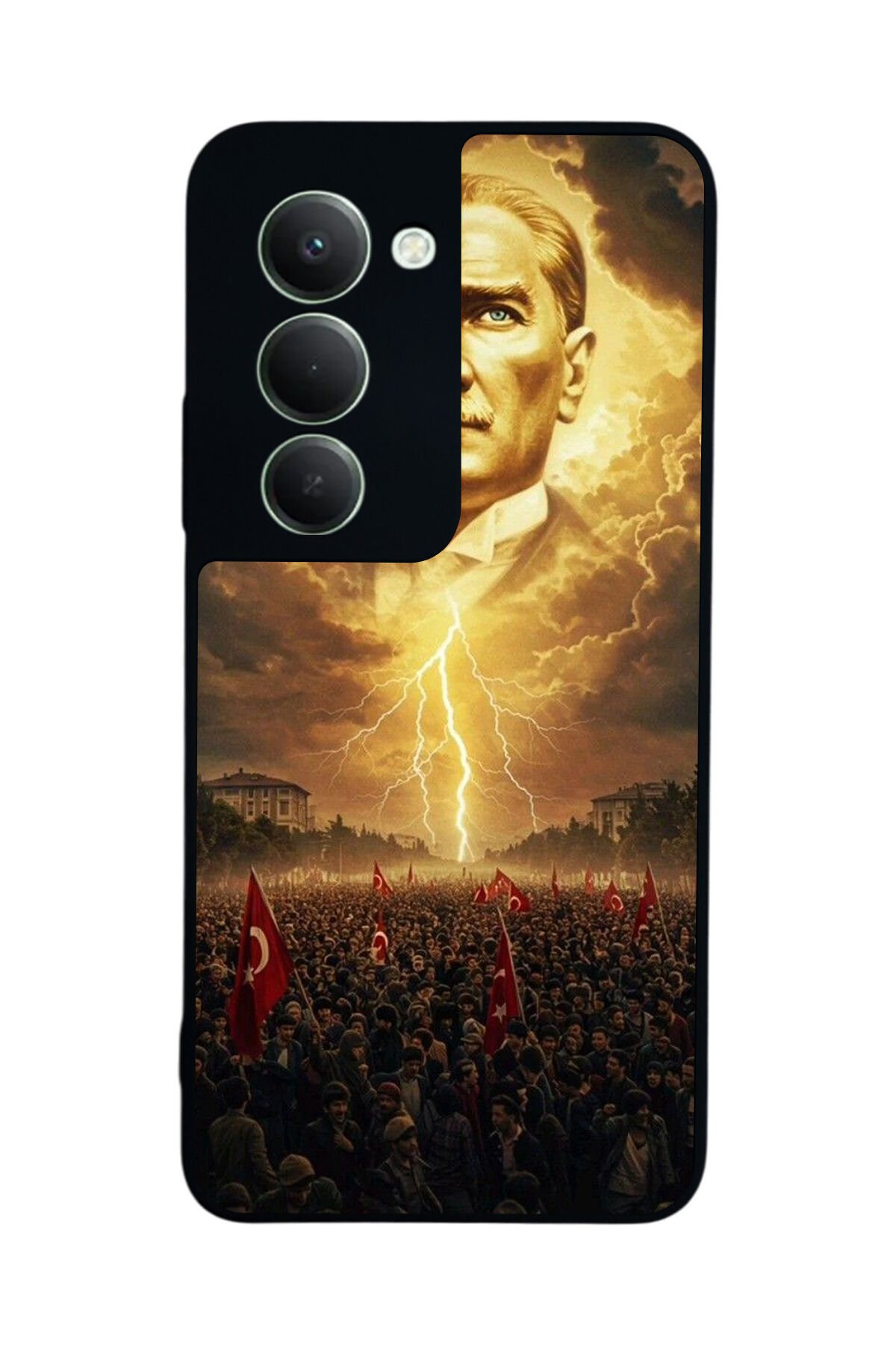 Xiaomi Redmi 15 5G Uyumlu Mustafa Kemal Ataturk Tasarımlı Glossy Premium Kılıf