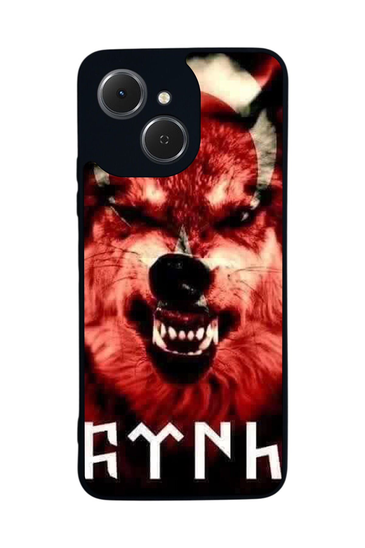 Tecno Spark 40C Uyumlu Bozkurt Tasarımlı Glossy Premium Kılıf