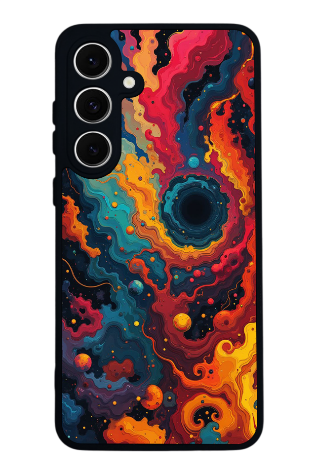 Samsung Galaxy A16 Uyumlu Abstract Tasarımlı Glossy Premium Kılıf