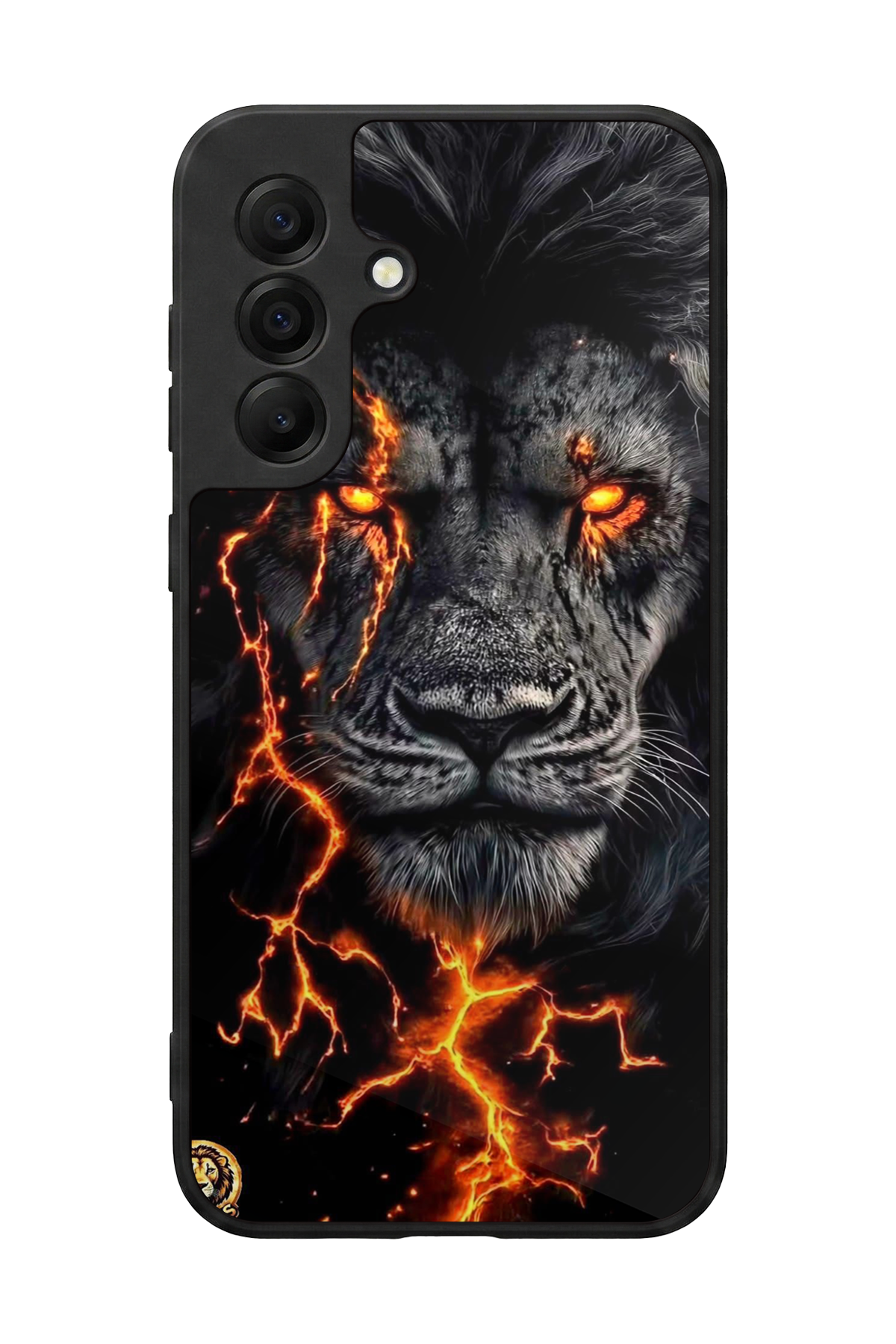 Samsung Galaxy A17 Uyumlu Aslan Tasarımlı Glossy Premium Kılıf