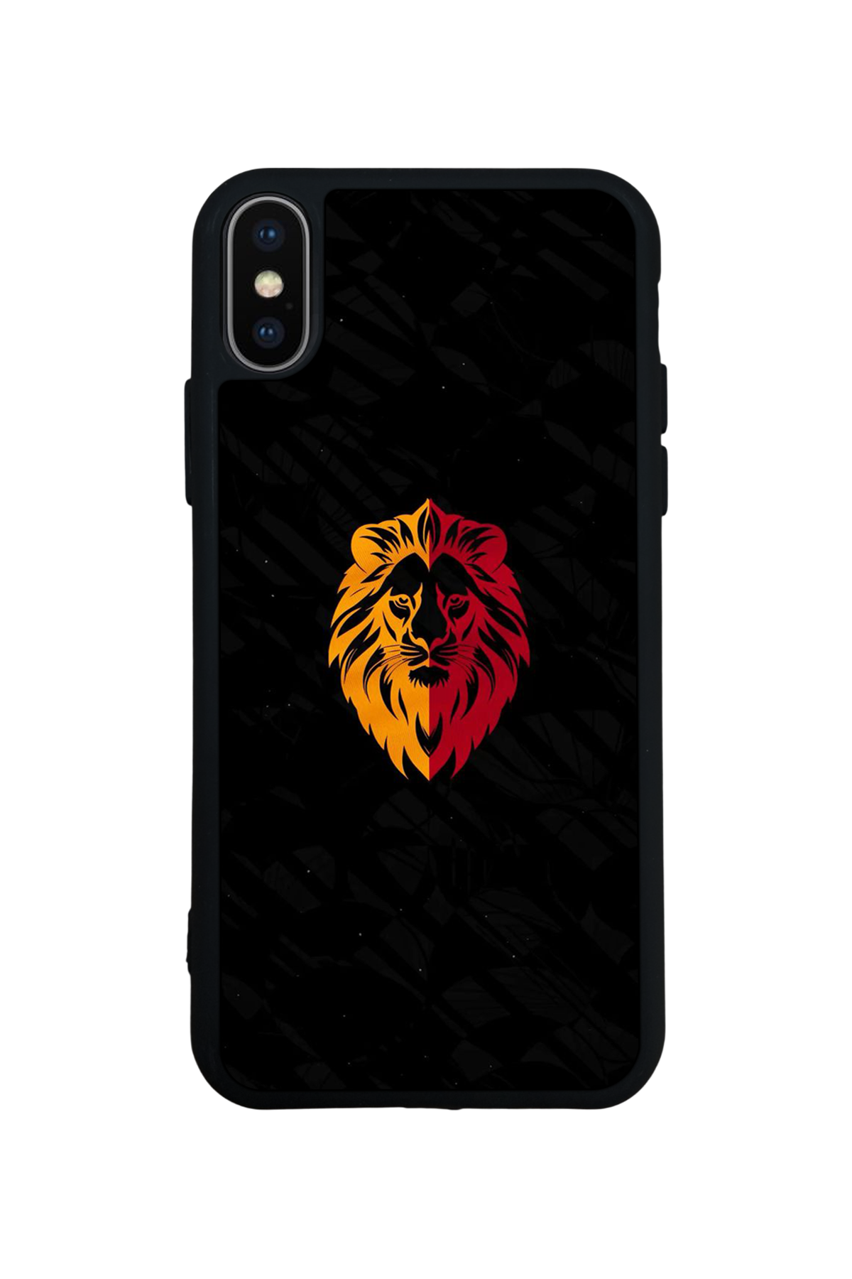 iPhone X/ XS Uyumlu Aslan Tasarımlı Glossy Premium Kılıf