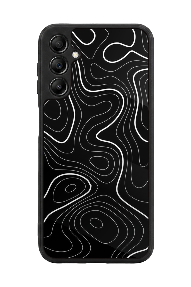 Samsung Galaxy A14 Uyumlu Çizgi Sanatı Tasarımlı Glossy Premium Kılıf