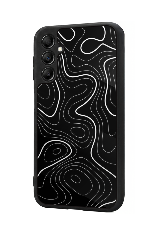 Samsung Galaxy A14 Uyumlu Çizgi Sanatı Tasarımlı Glossy Premium Kılıf