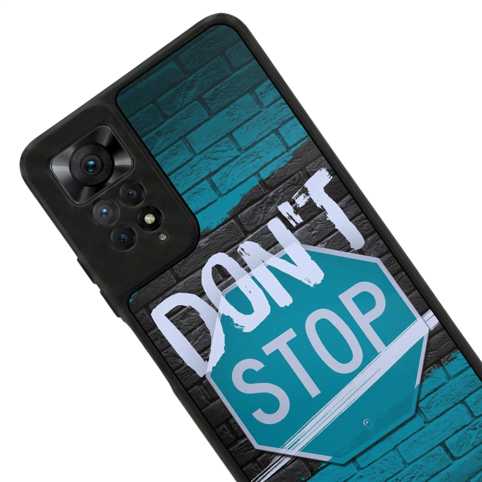 Xiaomi Redmi Note 12 Pro Uyumlu Dont Stop Tasarımlı Glossy Premium Kılıf