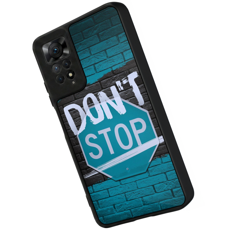 Xiaomi Redmi Note 12 Pro Uyumlu Dont Stop Tasarımlı Glossy Premium Kılıf