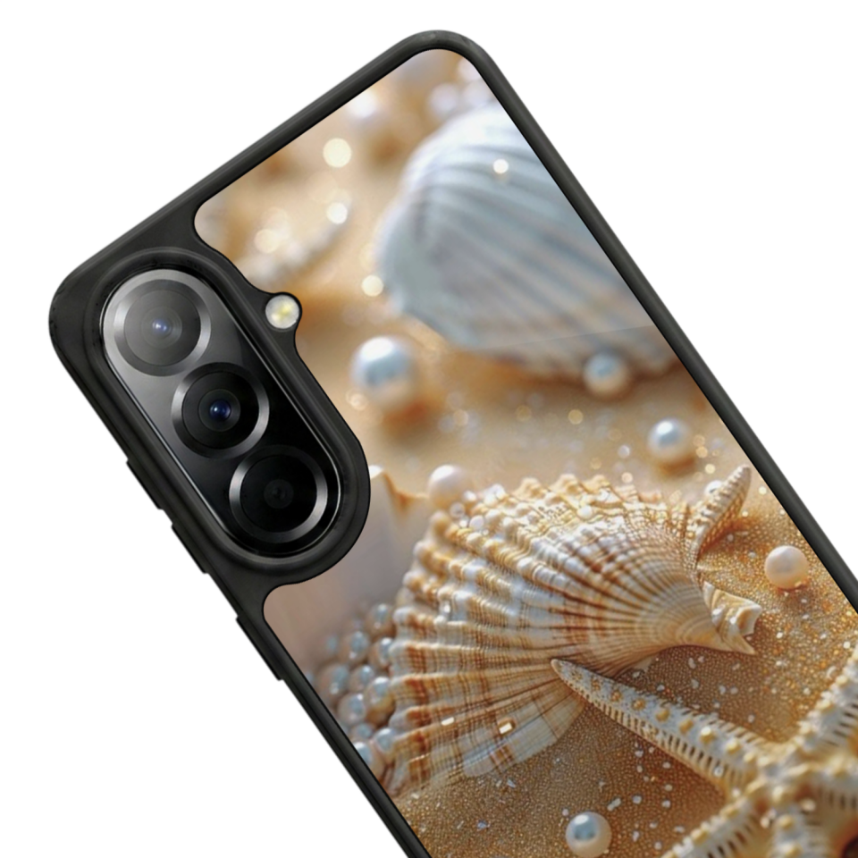 Samsung Galaxy A57 Uyumlu  İnci Tasarımlı Glossy Premium Kılıf