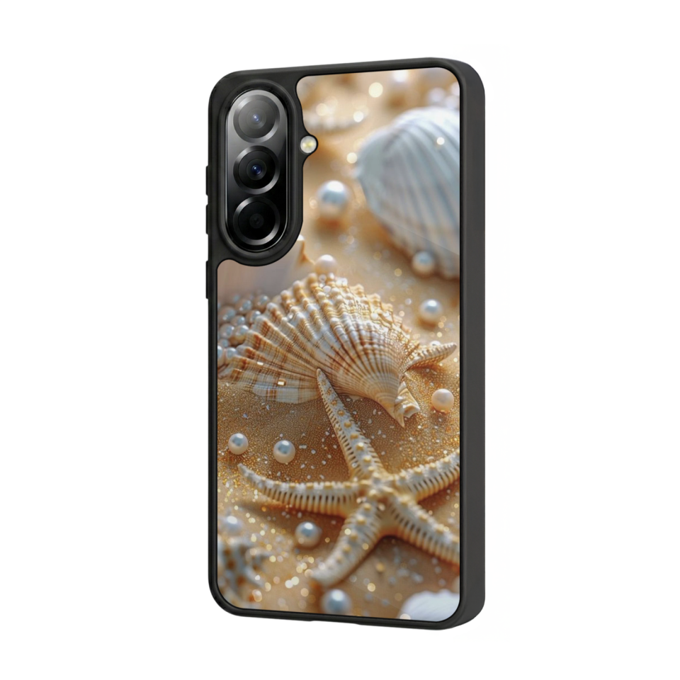 Samsung Galaxy A57 Uyumlu  İnci Tasarımlı Glossy Premium Kılıf