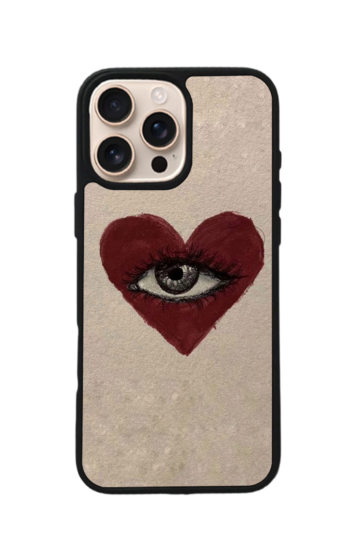 iPhone 14 Pro Max Uyumlu Kalp Love Tasarımlı Glossy Premium Kılıf