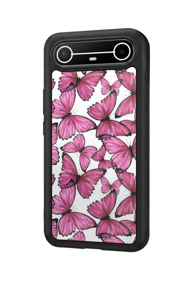 Tecno Spark Slim 5G Uyumlu Kelebek Tasarımlı Glossy Premium Kılıf