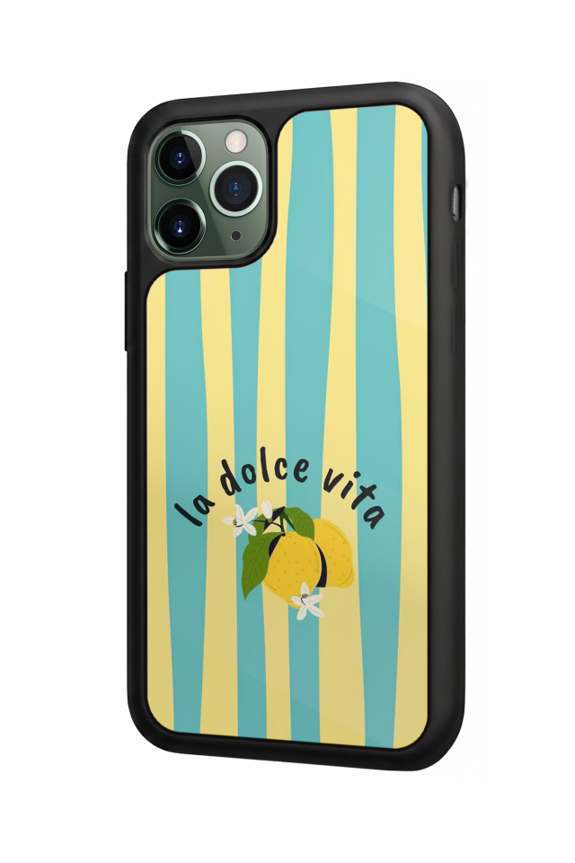iPhone 11 Pro Max Uyumlu Limon Tasarımlı Glossy Premium Kılıf