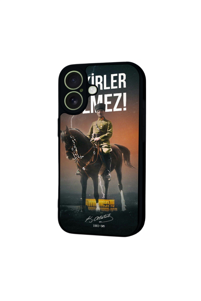 iPhone 17 Uyumlu Mustafa Kemal Ataturk Tasarımlı Glossy Premium Kılıf