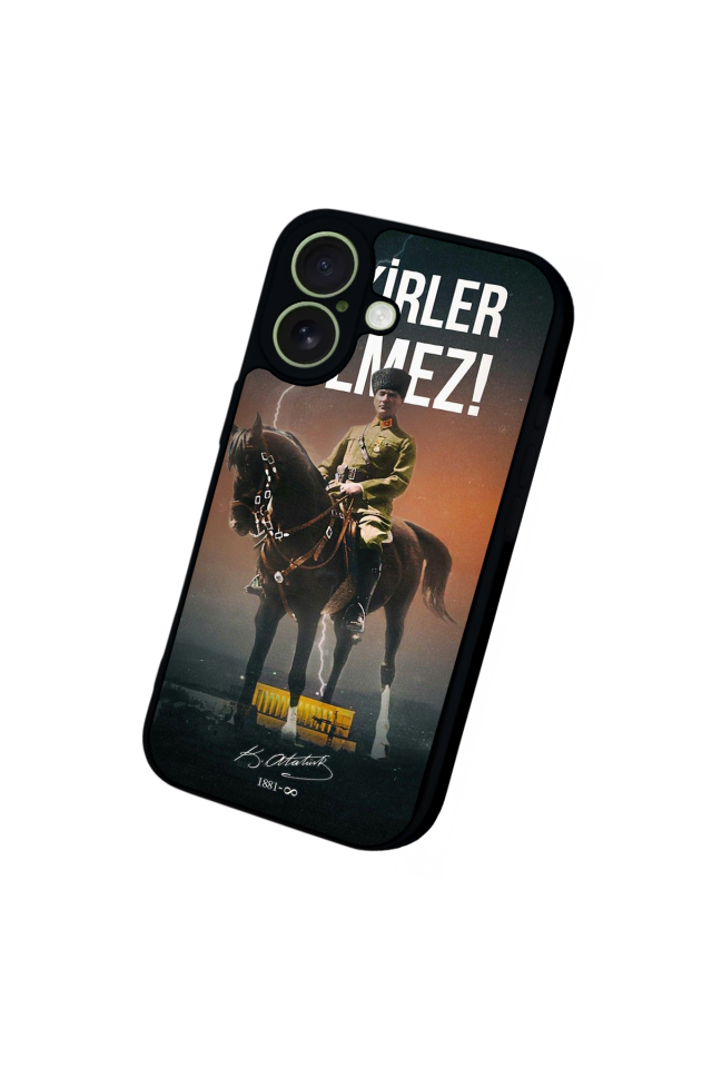 iPhone 17 Uyumlu Mustafa Kemal Ataturk Tasarımlı Glossy Premium Kılıf