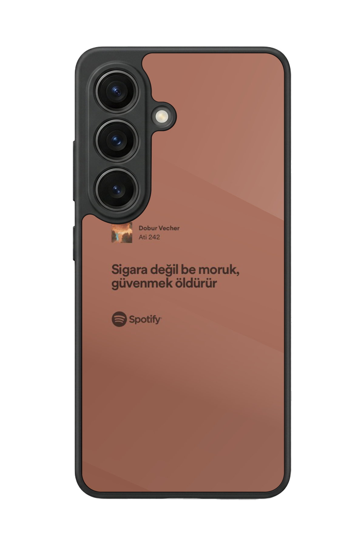 Samsung Galaxy S26 Uyumlu Sarki Sozleri Tasarımlı Glossy Premium Kılıf