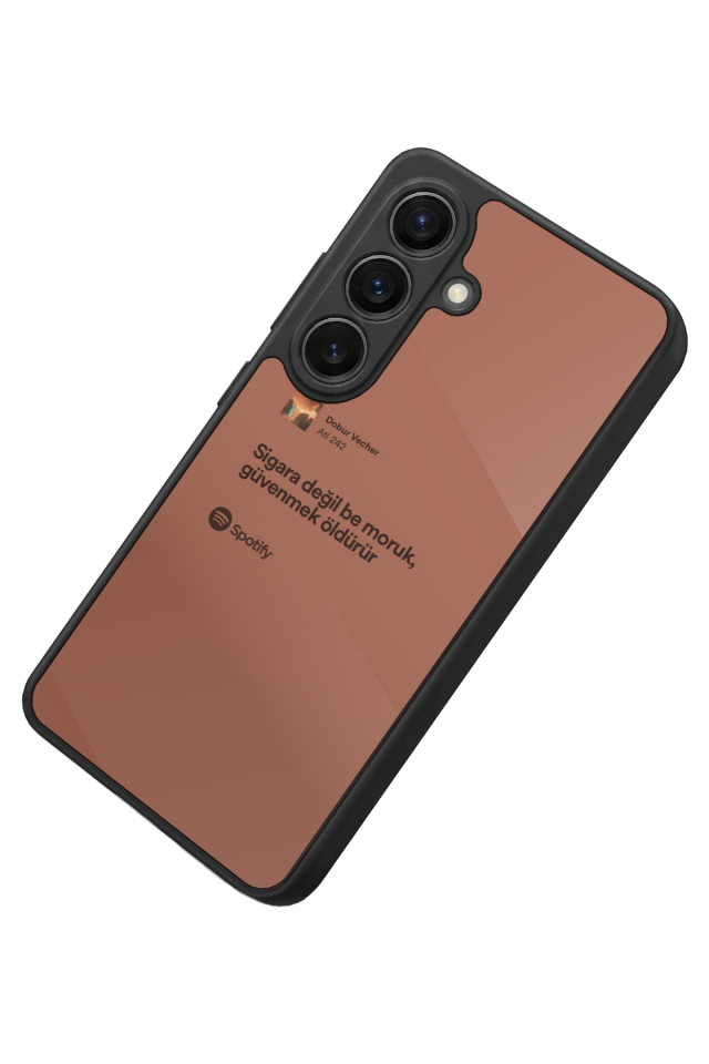 Samsung Galaxy S26 Uyumlu Sarki Sozleri Tasarımlı Glossy Premium Kılıf