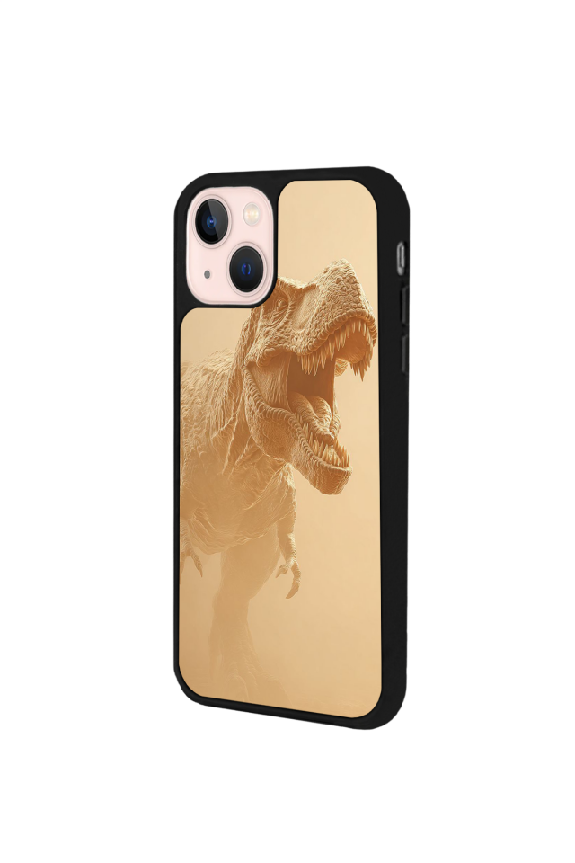 iPhone 13 Mini Uyumlu Dinazor Tasarımlı Glossy Premium Kılıf