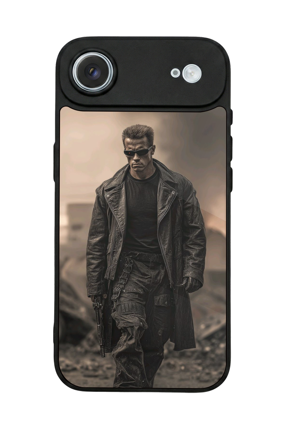 iPhone 17 Air Uyumlu Terminator Tasarımlı Glossy Premium Kılıf