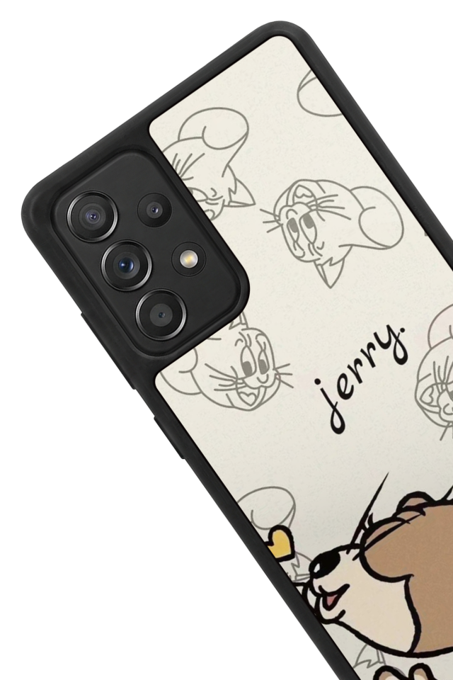 Samsung Galaxy A72 Uyumlu Tom And Jerry Tasarımlı Glossy Premium Kılıf