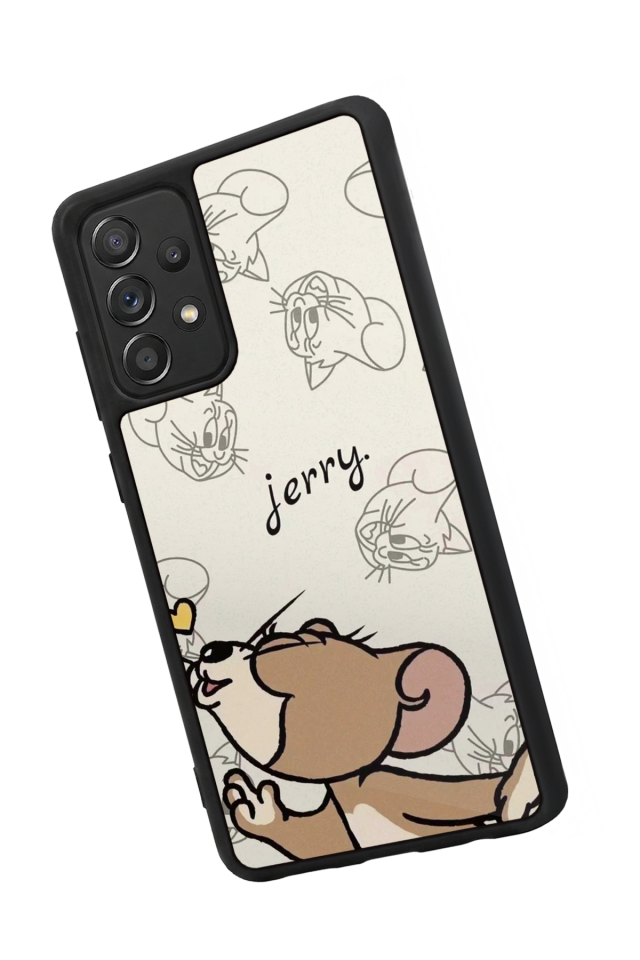 Samsung Galaxy A72 Uyumlu Tom And Jerry Tasarımlı Glossy Premium Kılıf