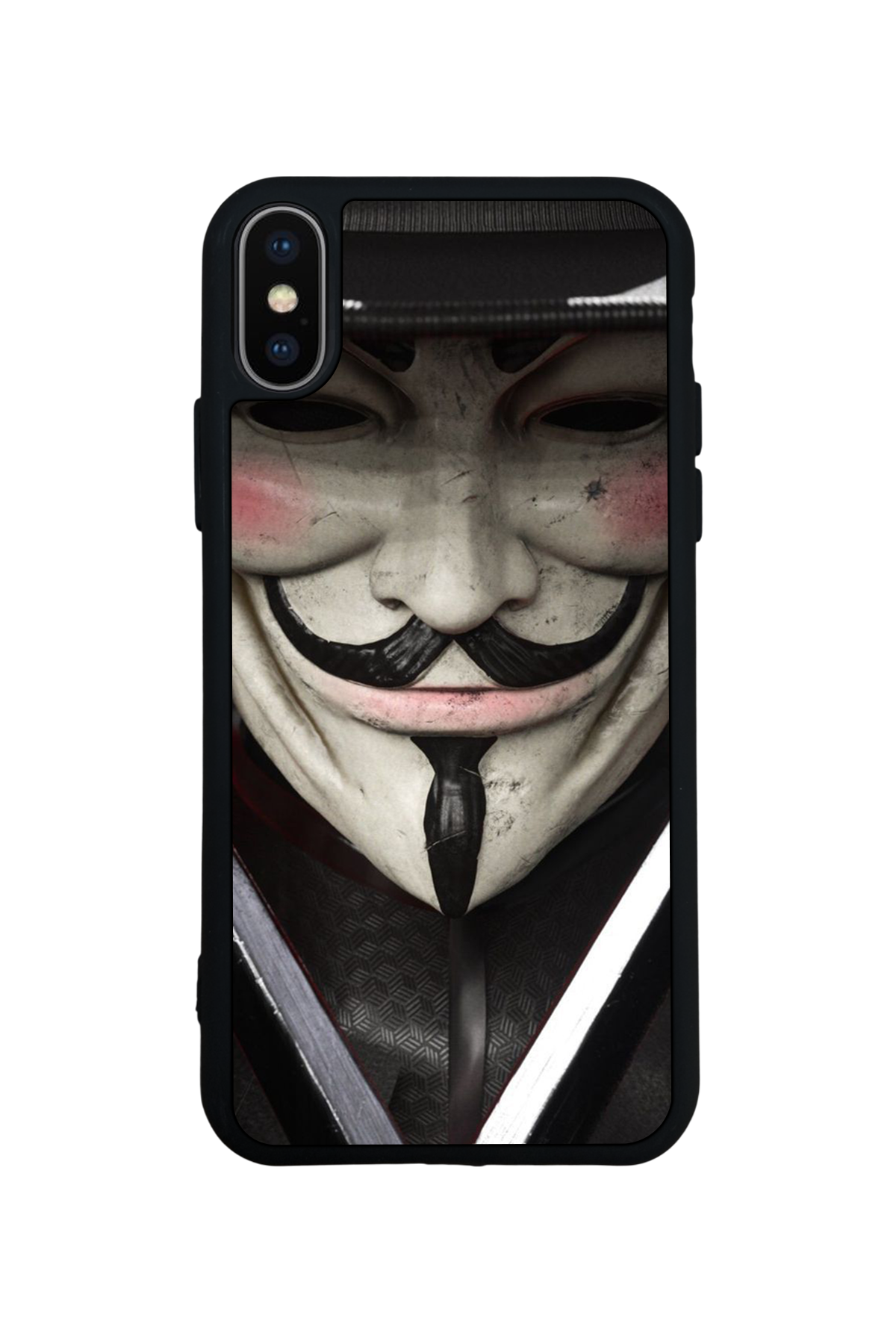 iPhone X/ XS Uyumlu Vendetta Tasarımlı Glossy Premium Kılıf