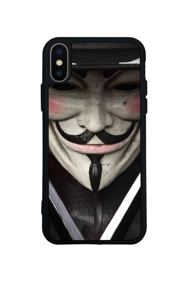 iPhone X/ XS Uyumlu Vendetta Tasarımlı Glossy Premium Kılıf