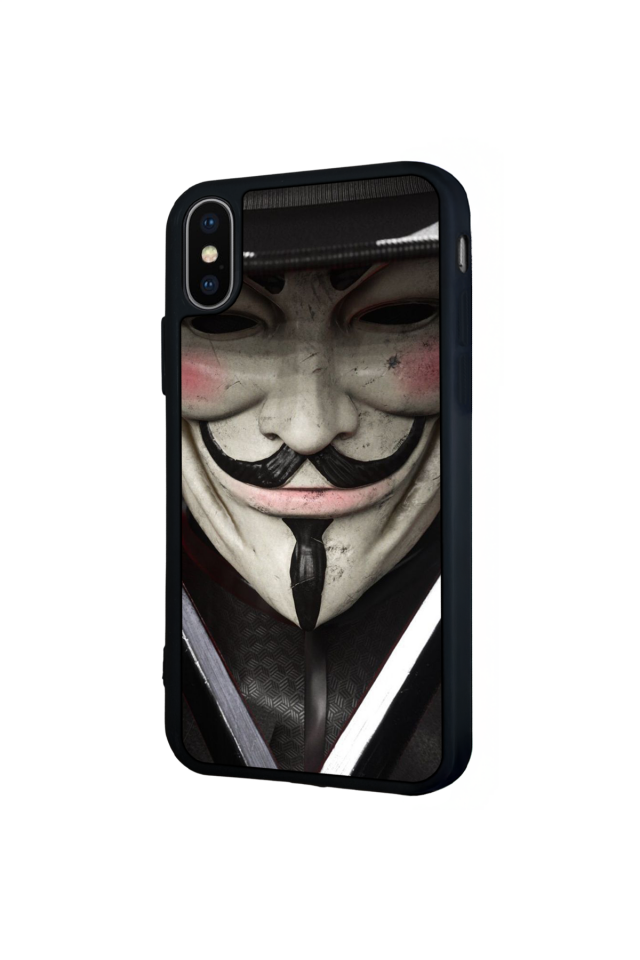 iPhone X/ XS Uyumlu Vendetta Tasarımlı Glossy Premium Kılıf