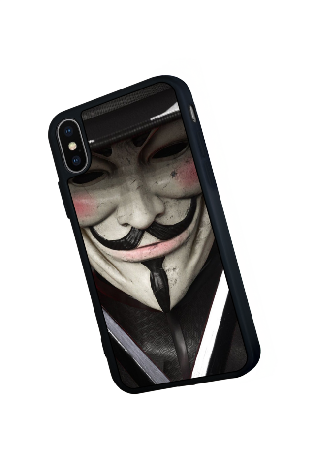 iPhone X/ XS Uyumlu Vendetta Tasarımlı Glossy Premium Kılıf