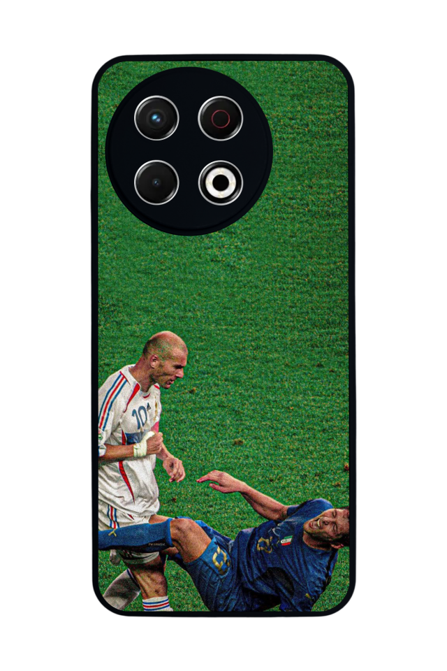 Tecno Spark 30 Pro Uyumlu Zidane Tasarımlı Glossy Premium Kılıf