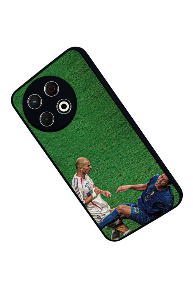 Tecno Spark 30 Pro Uyumlu Zidane Tasarımlı Glossy Premium Kılıf