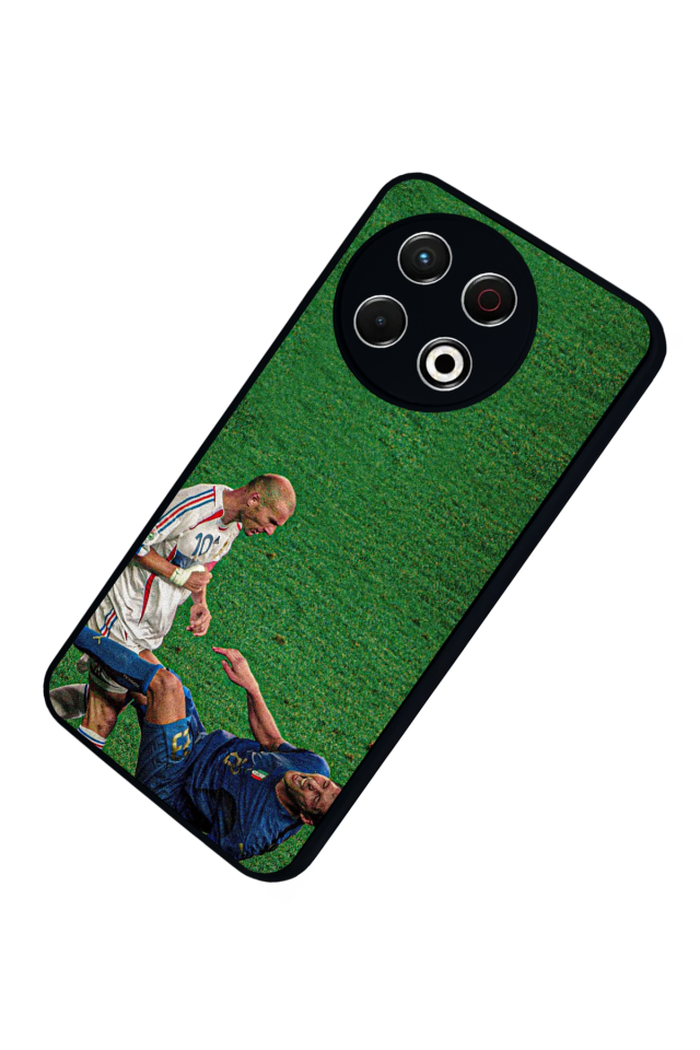 Tecno Spark 30 Pro Uyumlu Zidane Tasarımlı Glossy Premium Kılıf