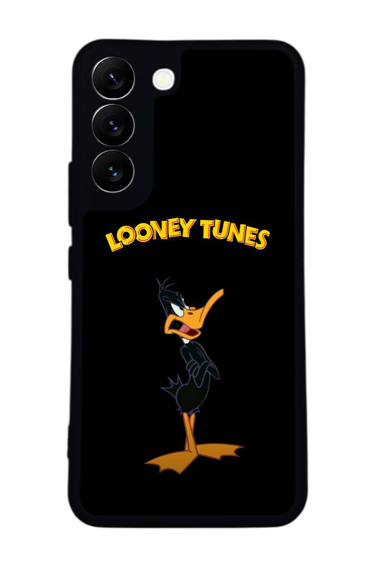 Samsung Galaxy S22 Uyumlu Daffy duck Tasarımlı Glossy Premium Kılıf