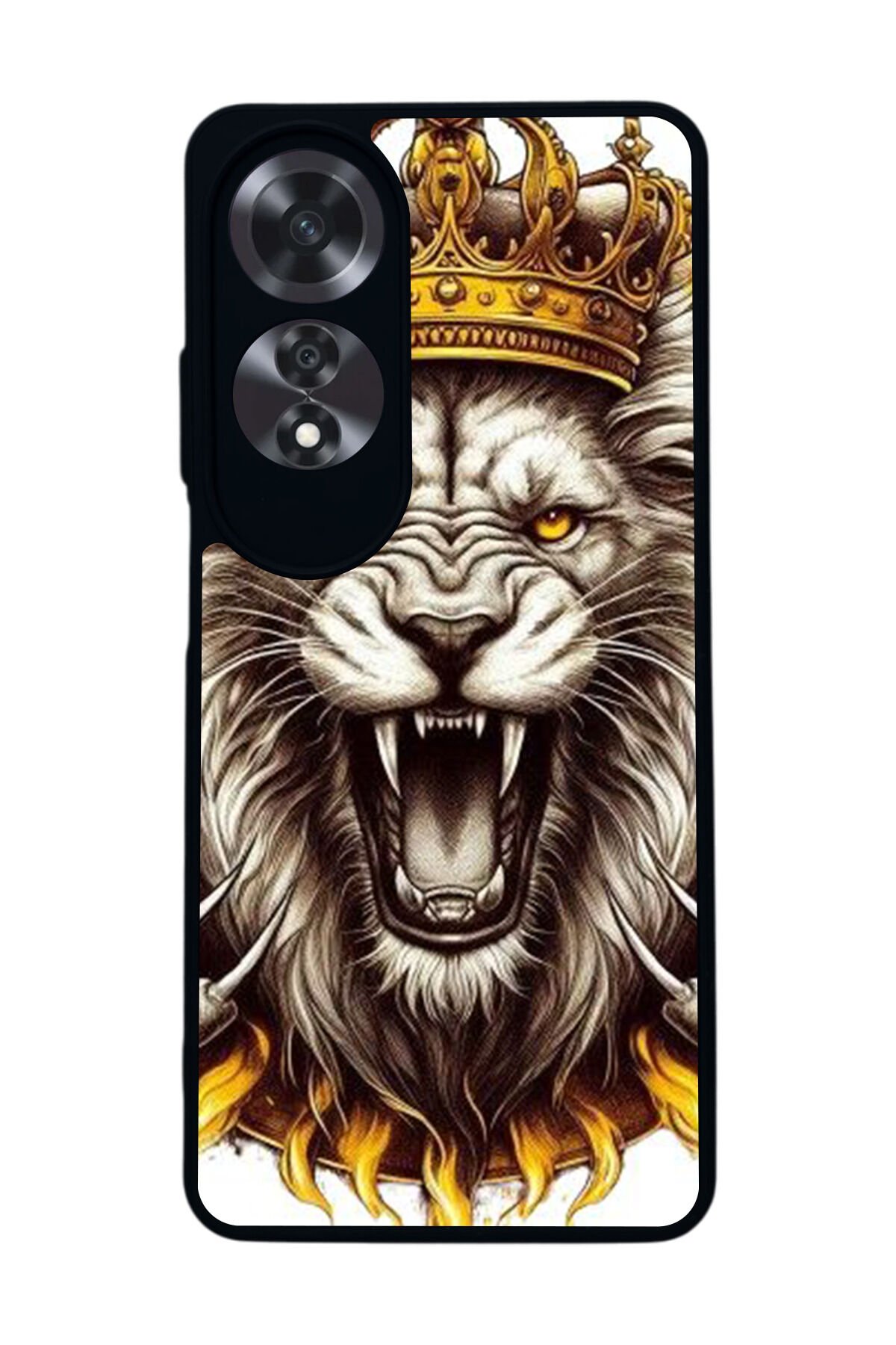 Oppo A60 Mat Siyah uyumlu Kılıf – Yumuşak Silikon, Koruyucu, Şok Emici Kapak