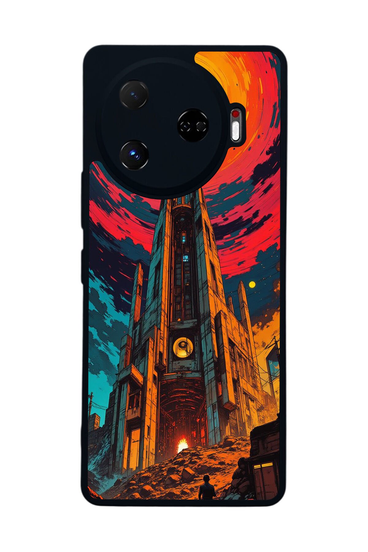 Tecno Camon 30 Pro Uyumlu Abstract Tasarımlı Glossy Premium Kılıf