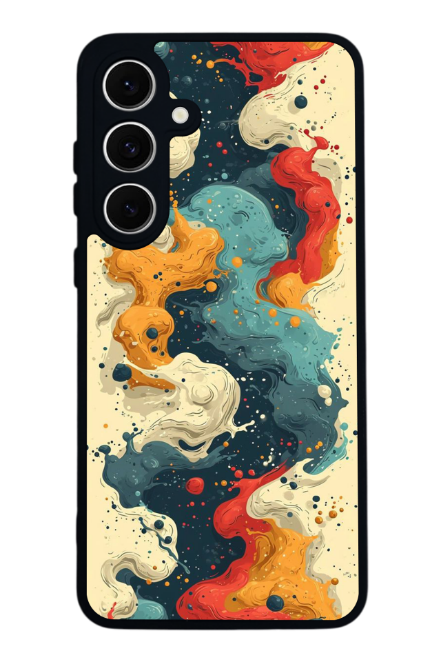 Samsung Galaxy A16 Uyumlu Abstract Tasarımlı Glossy Premium Kılıf