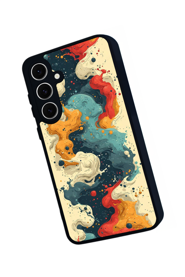 Samsung Galaxy A16 Uyumlu Abstract Tasarımlı Glossy Premium Kılıf