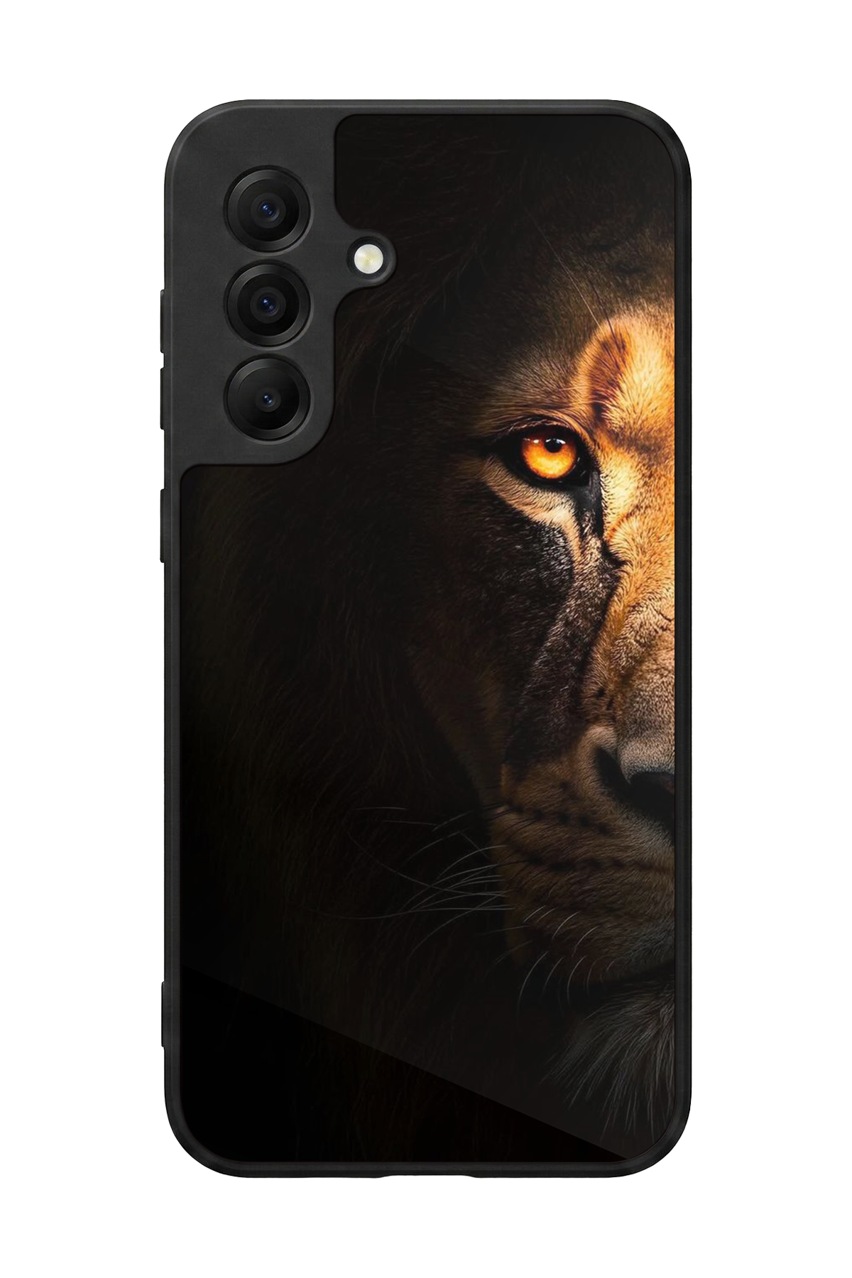 Samsung Galaxy A17 Uyumlu Aslan Tasarımlı Glossy Premium Kılıf