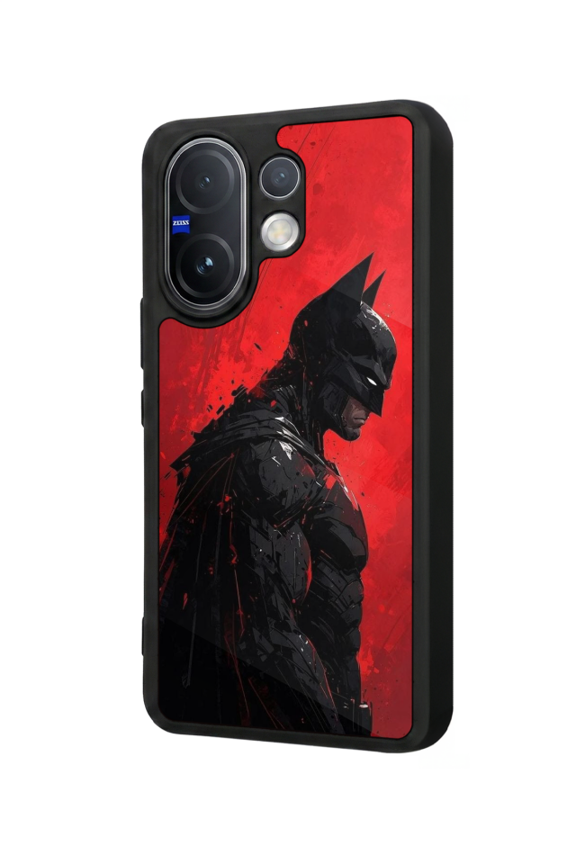 Vivo V60 Uyumlu Batman Tasarımlı Glossy Premium Kılıf