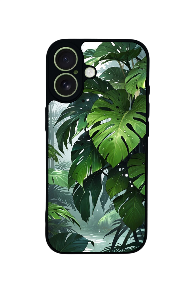 iPhone 17 Uyumlu Botanik Tasarımlı Glossy Premium Kılıf