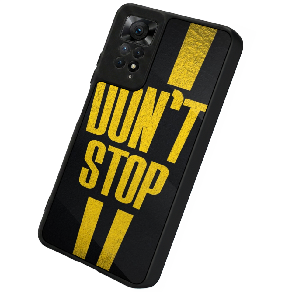 Xiaomi Redmi Note 12 Pro Uyumlu Dont Stop Tasarımlı Glossy Premium Kılıf